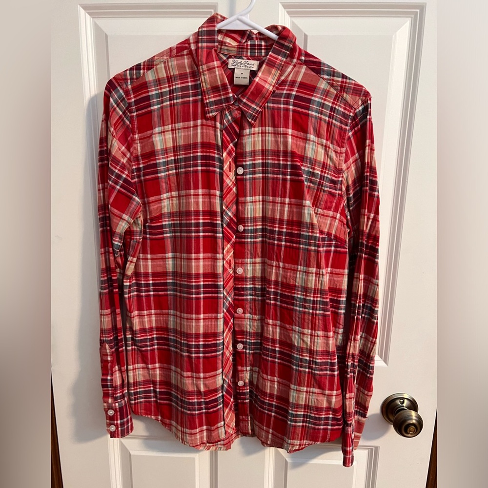 Lucky Brand plaid button down shirt
